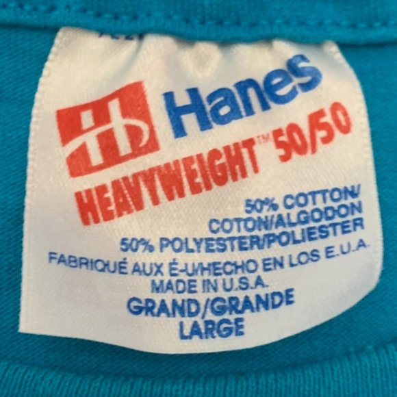 Vintage 1993 Mushball Champions Single Stitch Tee Teal Neon Sports Team … - Picture 7 of 14